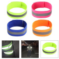 High Visibility Dual Custom Reflective Strip Elastic Wristband for Walking